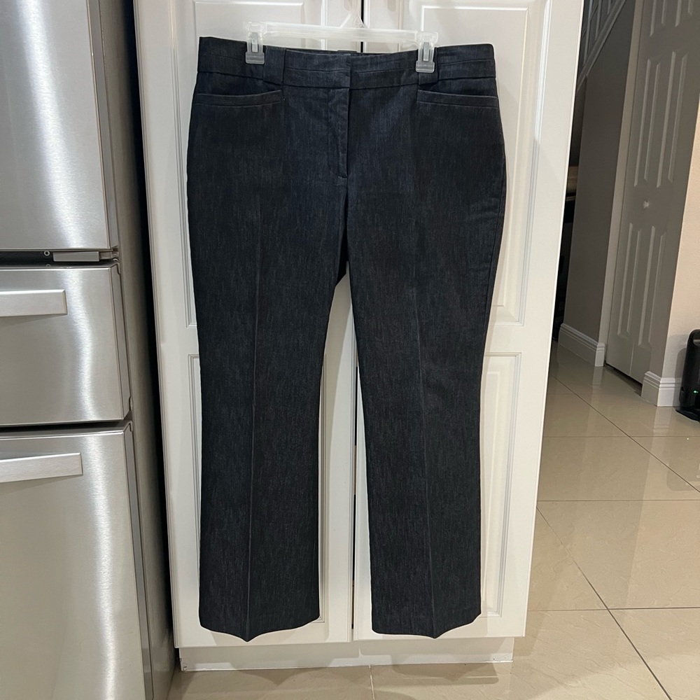 Dalia Collection- Fit & Flare Denim Pants size 14